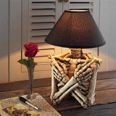 Design Toscano Rest In Pieces Gothic Skeleton Table Lamp