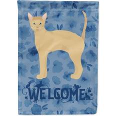 Garden & Outdoor Environment Caroline's Treasures CK4893GF German Rex 2 Cat Welcome Flag
