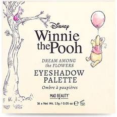 MAD Beauty Disney Winnie The Pooh Sixteen Shade Eyeshadow Palette With Built-In Mirror, Self-Care & Cosmetic Gift