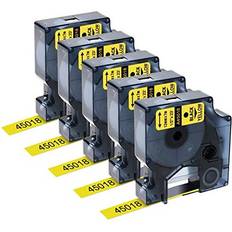 Label Tape 45018 S0720580 Dymo D1 Black on Tape