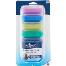 Health Apex Pocket Med Pack with 7-Day Tray, 1 Tray