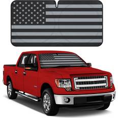 Car Care & Vehicle Accessories BDK USA American Black Flag Car Window Sun Visor Keep