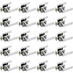 20 Pack Door Lever Handle Lock Set Crown Passage