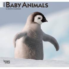 2024 Baby Animals Mini Wall Calendar
