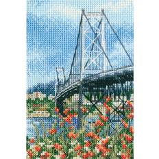 Yarn & Needlework Supplies RTO Suspension Bridge Hercilio Luz C306 Counted Cross Stitch Kit