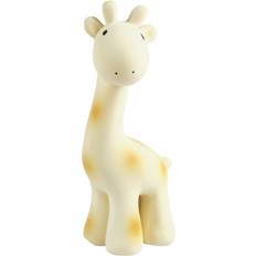 Tikiri Toys Rubber Giraffe Rattle, Teether & Bath Toy, Organic Natural Rubber, Ages 6 Months & UP