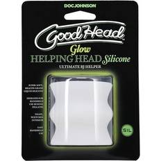 Doc Johnson Sexspielzeuge Doc Johnson GoodHead Glow Helping Head aus Silikon Weiss