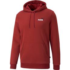 Puma Red Sweaters Puma Men's Essential Logo Pullover Hoodie RED