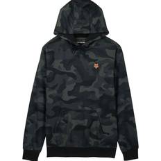 Fox XL Jumpers Fox Clothing Head Camo Fleece Pullover Hoodie - Black