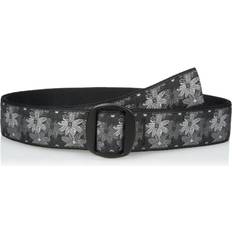 Bison Clothing Bison Adult Bison Designs Manzo 38mm Belt Flower Black Grey Heather