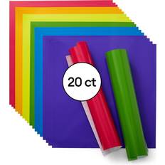 Cricut Vinyl Rainbow Sampler Permanent 20 Count