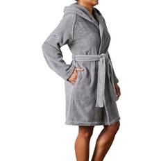 Lacoste Sleepwear Lacoste Fairplay Robe, 100% Cotton, 34"L, Meteorite