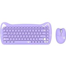 Keyboards Dsport A3060 2.4G Wireless Mouse Set Cute 84 Keys Support Mac iOS Windows