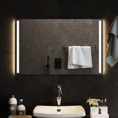 Specchi da bagno vidaXL Specchio da Bagno con Luci LED 80 x 50 cm