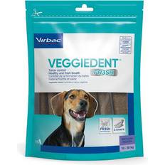 Animaux de compagnie Virbac VeggieDent Fresh M Lamel 15 Unités (15 Lamelles) - M Chien