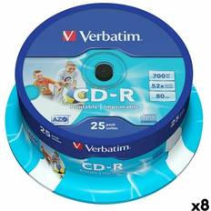 Optical Storage Verbatim CD-R 25 Pieces 700 MB 50 MB/s 8 Units