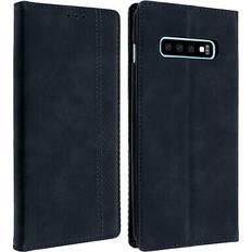 Accesorios para teléfonos móviles Avizar Funda Samsung Galaxy S10 Cartera Y F. Soporte, Azul Oscuro