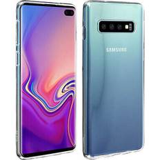 Accessori per cellulari Avizar Silicone case Glossy & matte back cover for Samsung Galaxy S10 Transparent Clear