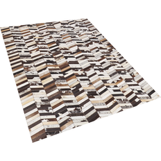 Carpets & Rugs Beliani Rechteckiger teppich kuhfell patchwork Braun