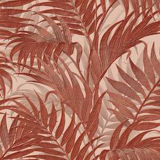 Wallpapers Design ID Luxurious Grace Palm Orange Wallpaper