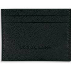 Geldbörsen & Schlüsseletuis Longchamp Le Foulonné Kartenetui - unisex - Leder - Einheitsgröße Schwarz