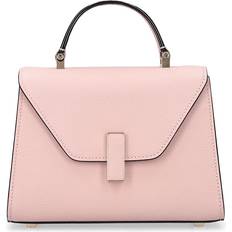 Valextra Micro Iside Grain Leather Top Handle Bag - Peonia