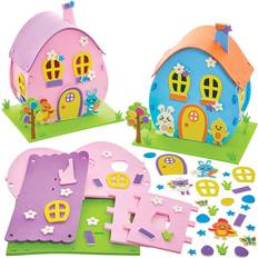 Basteln Baker Ross Baker Ross FX524 Påskägg House Kit 2-pack, Skum Dekorationssats för påsk