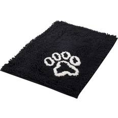 Jazooli Medium Bunty Black Soft Microfibre Pet Dog Puppy Mat Bed