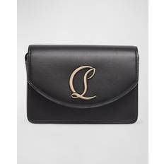 Christian Louboutin Womens Black Loubi54 Small Leather Crossbody bag 1 Size