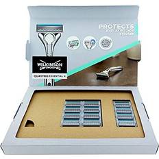 Wilkinson Sword Quattro Essential 4 For Men Sensitive Titanium 12 x Razor Blade Refills