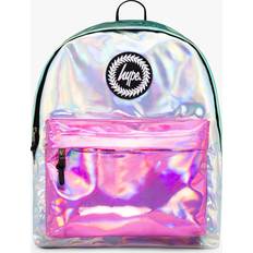 Hype Kids' Chrome Glow Backpack, Pink/Silver