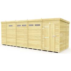 Sheds on sale Dakota Fields 17ft 6ft Pent Security Shed Single (Building Area )