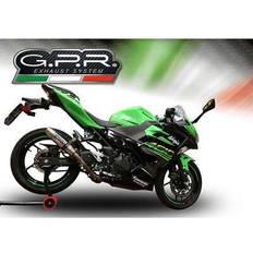 Udstødningssystemer Auspuff schalldampfer gpr deeptone inox genehmigt kawasaki z 400 2023 2024