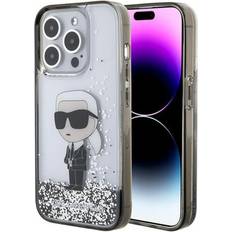 Karl Lagerfeld Liquid Glitter Ikonik Case for iPhone 15 Pro