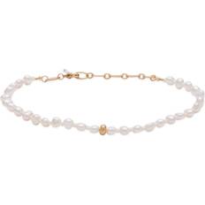 White Anklets Anni Lu Stellar Pearly Anklet - White