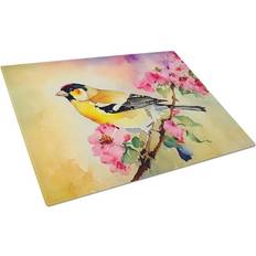 Gold Chopping Boards Caroline's Treasures Goldfinch Chopping Board