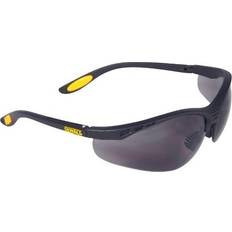 Black Eye Protections Dewalt Reinforcer Smoke Safety Glasses