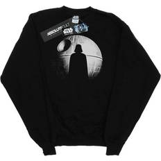 Black Sweatshirts Star Wars Jungen Rogue One Todesstern Vader Silhouette Sweatshirt