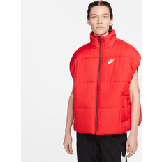Nike Løstsiddende Sportswear Classic Therma-FIT-dynevest til kvinder rød EU 40-42