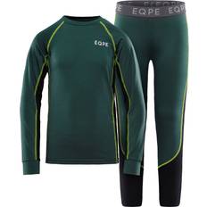 Svarte Superundertøy EQPE Aniu Set JR Deep Forest/Iron Grey