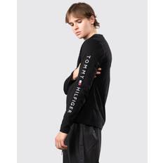 Tommy Hilfiger Langærmede T-shirts LOGO LONG SLEEVE TEE Sort
