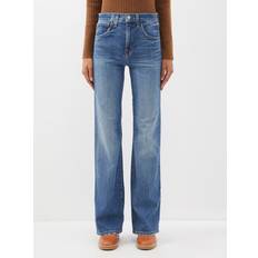 Nili Lotan Celia Bootcut Jeans Womens Blue