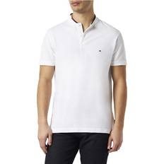 Tommy Hilfiger Fabric Polo Shirts Tommy Hilfiger Herren Poloshirt Slim Fit weiss