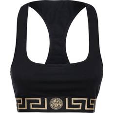 Versace Bras Versace Icon Greca Border Sports Bra - Black