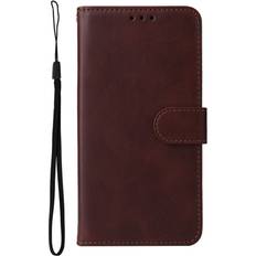 MAULUND Samsung Galaxy S23 Ultra Læder Flip Cover m. Pung Brun