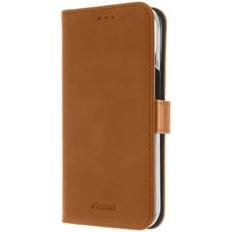 Apple iPhone 15 - Læder/Syntetisk Mobilcovers Insmat PREMIUM FLIPCASE IPHONE 15 BROWN