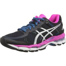 Asics ASICS Gel Kayano Running Shoes Womens Black/Silver/Pink Glow Shoe