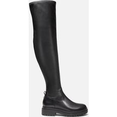 Michael Kors Botas altas Michael Kors MICHAEL Michael Kors Women's Cyrus Leather Knee-High Boots Black