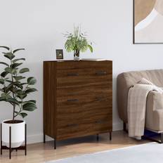 Møbler vidaXL Skænk 69,5 x 34 x 90 cm Brun Egetræsfarve