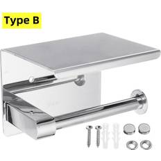 Aluminum Toilet Paper Holders Dechoicelife a-Silver B Space